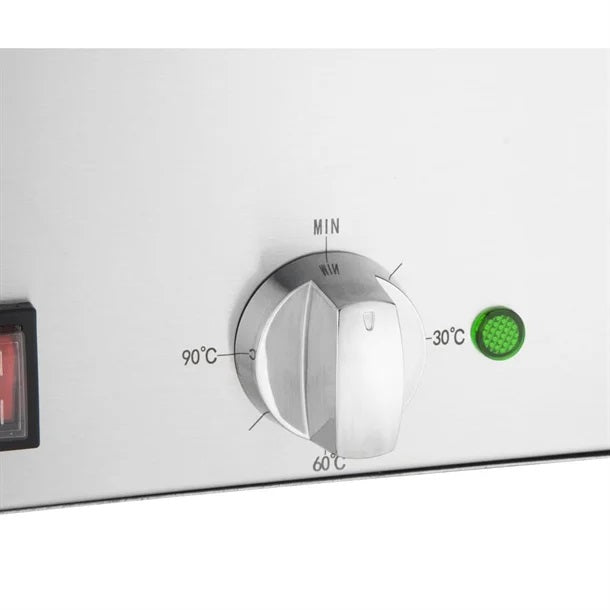 Apuro Bain-Marie with Round Pots 2x 5.2Ltr - FT695-A