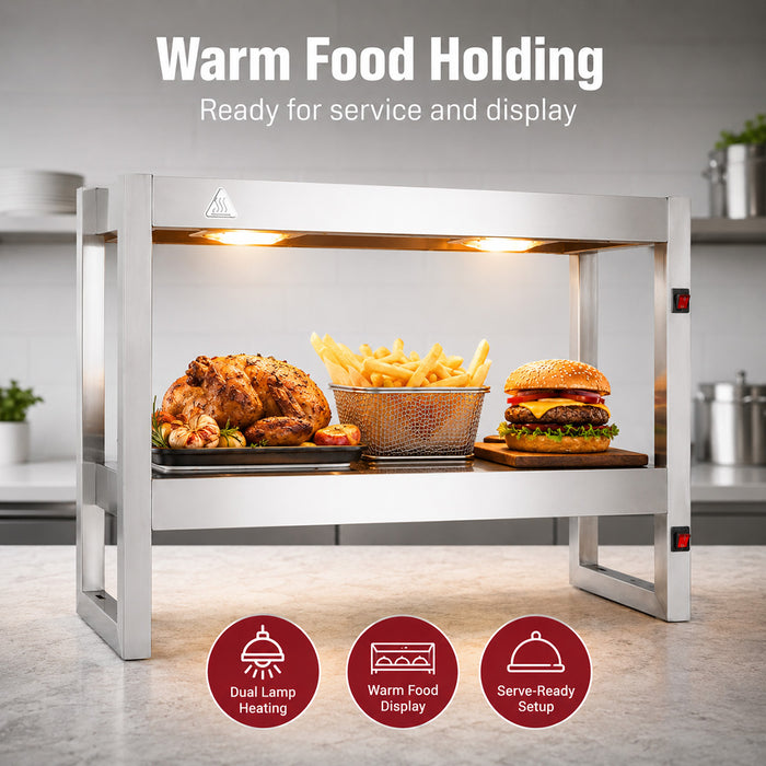 Benchstar Commercial Food Warmer with 4 Lamps – FW4L-092