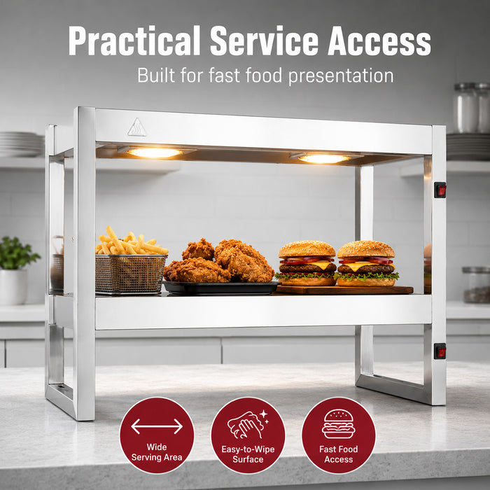 Benchstar Commercial Food Warmer with 4 Lamps – FW4L-092