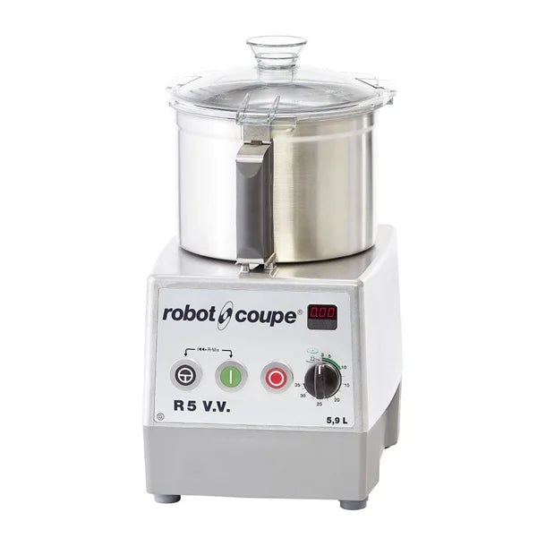 Robot Coupe Table Top Cutter Mixer - 5.9L Stainless Bowl - Variable Speed- R5 V.V.