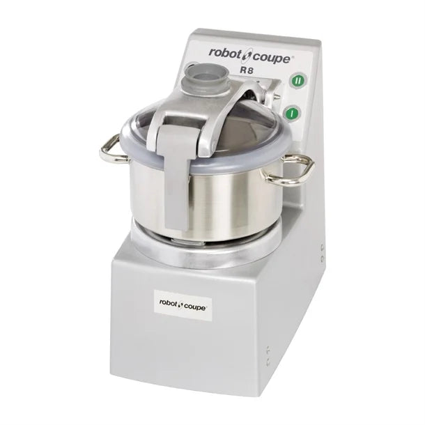 Robot Coupe Table Top Cutter Mixer - 8L Stainless Steel Bowl - R8
