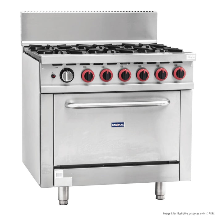 Gasmax 6 Burner With Oven Flame Failure - GBS6TS