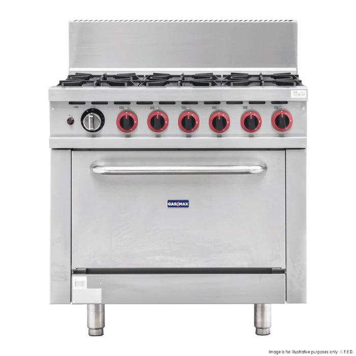 Gasmax 6 Burner With Oven Flame Failure - GBS6TS