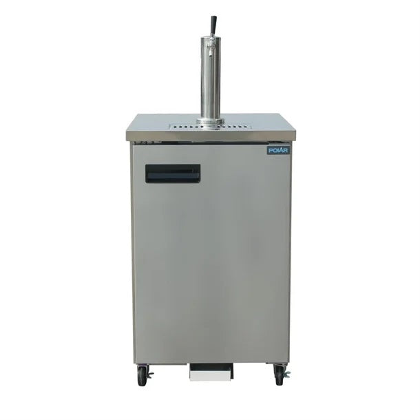 Polar G-Series Direct Draw Beer Dispenser (1 Keg 1 Tap) Stainless Steel - GE632-A