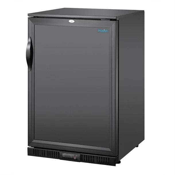 Polar G-series 850mm Single Door Back Bar Cooler Solid Door 128L - GE997-A