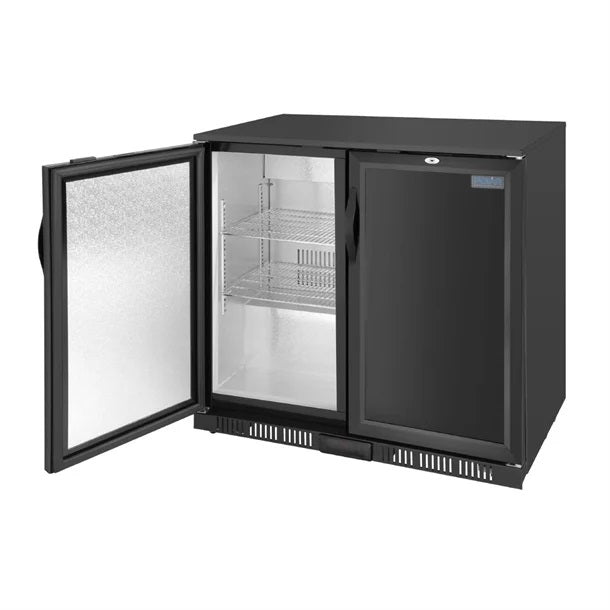 Polar G-series 850mm Double Door Back Bar Cooler Solid Door 198L - GE998-A