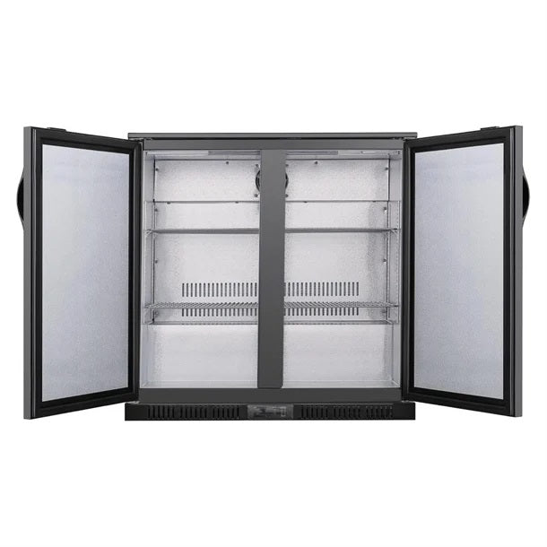 Polar G-series 850mm Double Door Back Bar Cooler Solid Door 198L - GE998-A