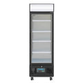 Polar G-Series 1 Door Upright Display Fridge 218L Black - GH426-A