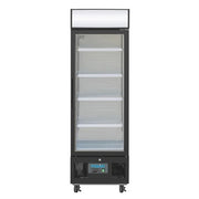 Polar G-Series 1 Door Upright Display Fridge 218L Black - GH426-A