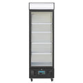 Polar G-Series 1 Door Upright Display Fridge 368L Black - GH427-A