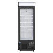 Polar G-Series 1 Door Upright Display Freezer 412L Black - GH428-A