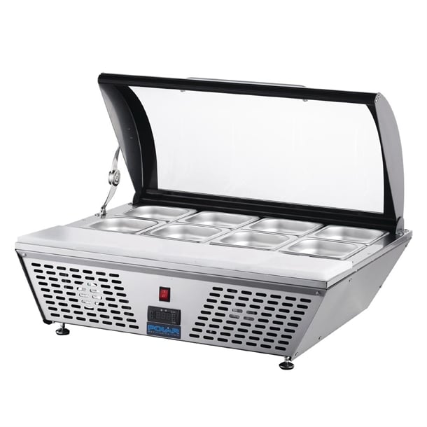 Polar G-Series Energy Efficient Countertop Prep Fridge 4x GN 1/3 - GP293-A