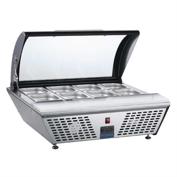 Polar G-Series Energy Efficient Countertop Prep Fridge 4x GN 1/3 - GP293-A