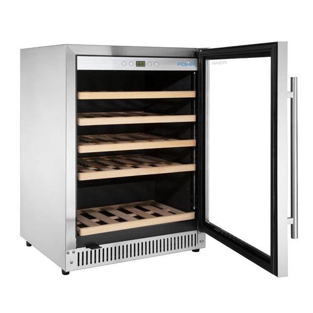 Polar G-Series Wine Fridge Stainless Steel - 51 Bottle - GM627-A