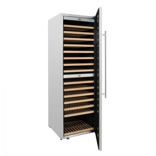 Polar G-Series Dual Zone Wine Fridge Stainless Steel - 180 Bottle - GM629-A