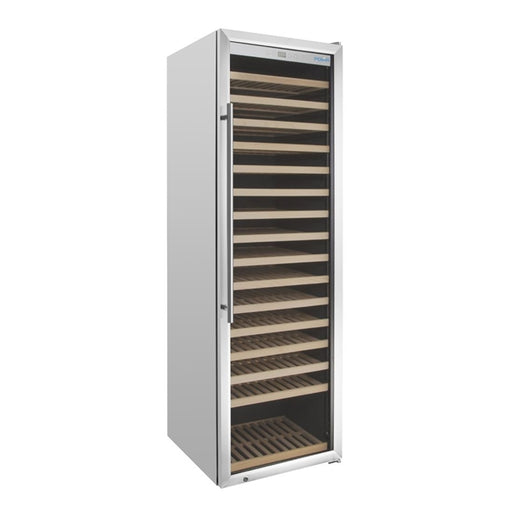 Polar G-Series Single Zone Wine Fridge Stainless Steel 192 bottles - GM889-A