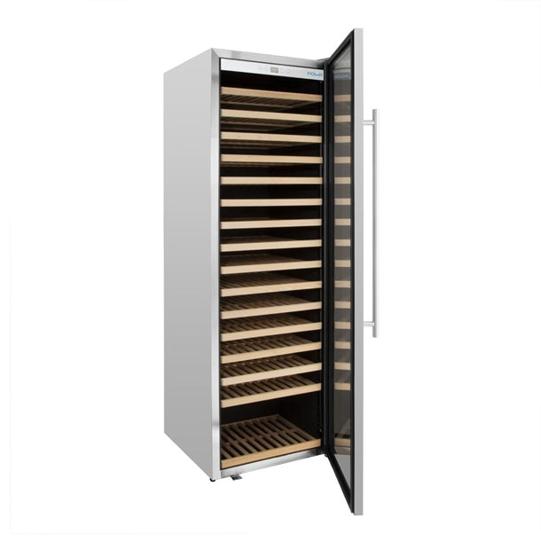 Polar G-Series Single Zone Wine Fridge Stainless Steel 192 bottles - GM889-A