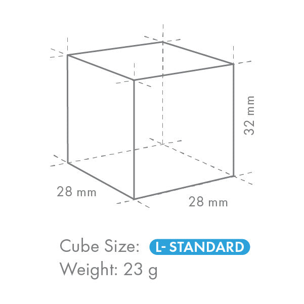Hoshizaki IM-30CPE-28 ice size
