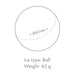 Hoshizaki IM-65PE-Q ice size
