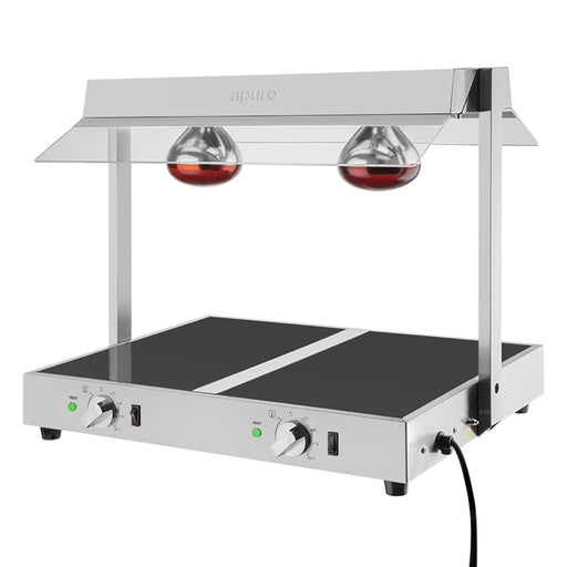 Apuro Food Warmer with Gantry 2x GN 1/1 - HT760-A
