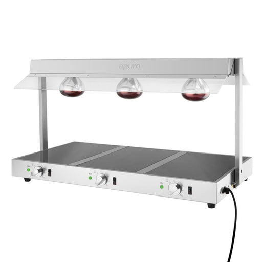 Apuro Food Warmer with Gantry 3x GN 1/1 - HT761-A