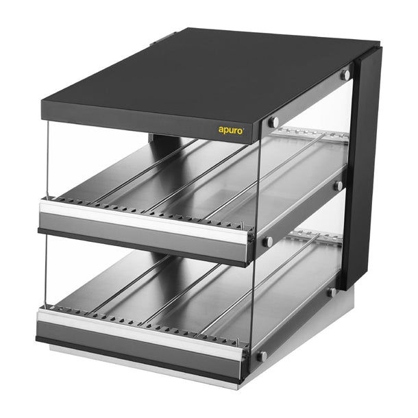 Apuro Sloped Chute Food Warmer 2 Shelf - HW925-A