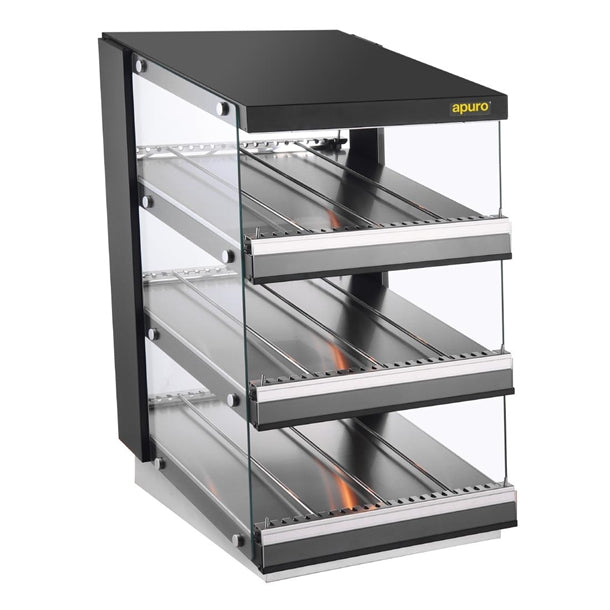 Apuro Sloped Chute Food Warmer 3 Shelf - HW926-A