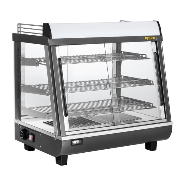 Apuro Front and Rear Door Heated Merchandiser 96Ltr - HW927-A