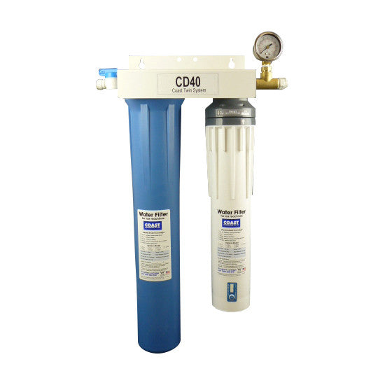 Ice-O-Matic Twin Water Filter System 20 Micron - CD40B