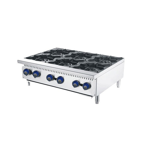 Cookrite 6 Burner Cook Tops W910 X D700 X H333 - ATHP-36-6-LPG