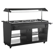 Apuro Heated Buffet Bar Black - JA179-A