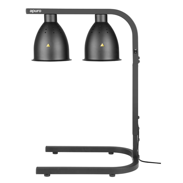 Apuro Infrared Food Warmer Matt Black - JA865-A