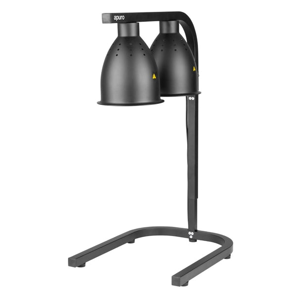 Apuro Infrared Food Warmer Matt Black - JA865-A