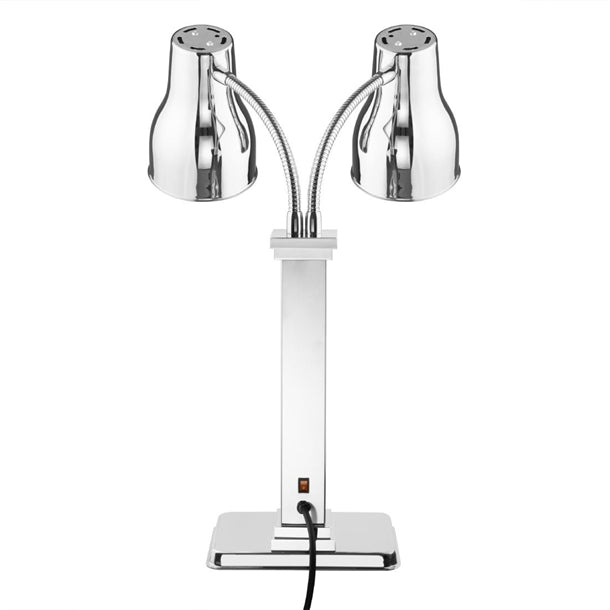 Apuro Double Heat Lamp Carving Station Stainless Steel 2x250W - JA869-A
