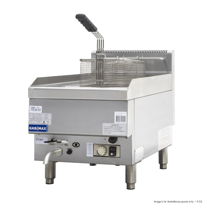 Gasmax Countertop 10L Natural Gas Fryer - JUS-TRC-1