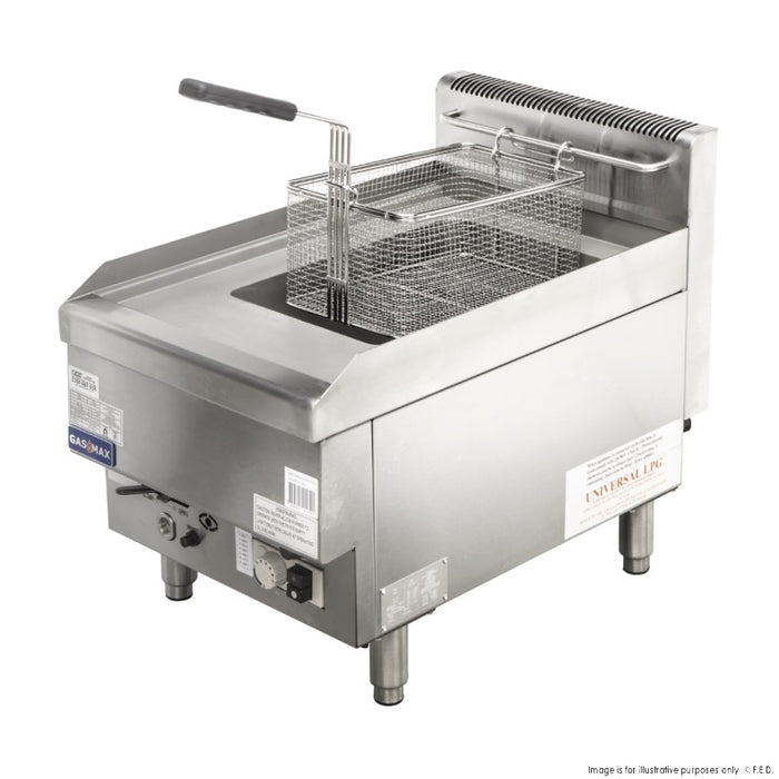 Gasmax Countertop 10L Natural Gas Fryer - JUS-TRC-1