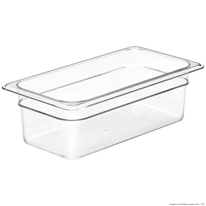 FED Clear Poly 1/3 x 100 mm Gastronorm Pan