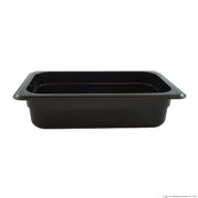 Food tek Black Poly 1/3 x 100 mm Gastronorm Pan - JW-P134B