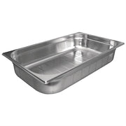 Vogue Perforated Stainless Steel Gastronorm Tray 1/1 (65 to 100mm Depths) - Depth: 100mm | Capacity: 12.6L | Code: DN700
