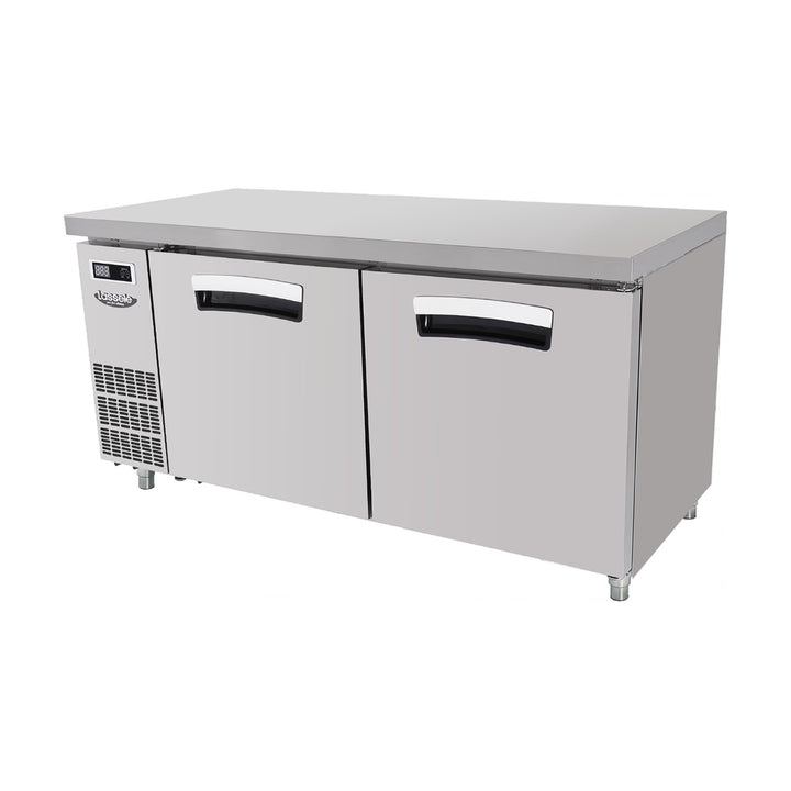 Lassele S Series 2 Door Under Bench Fridge 1500mm - LNRT-2B-1500