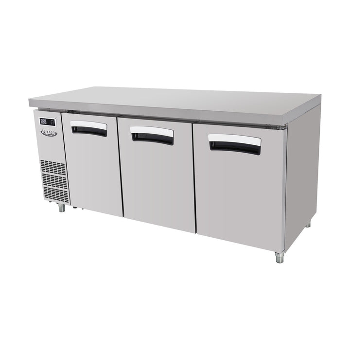 Lassele S Series 3 Door Under Bench Fridge 1800mm - LNRT-3B-1800
