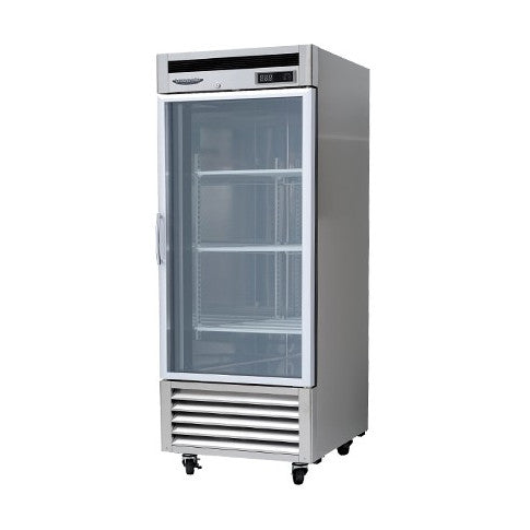 Lassele Deluxe Bottom Mount 1 Glass Door Upright Fridge 600L - LRB-771PCG