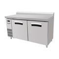 Lassele S Series 2 Door Worktop Fridge 1500mm - LWRT-2B-1500