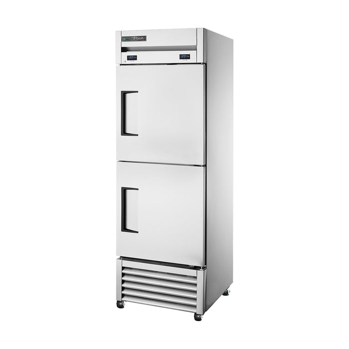True Refrigeration Upright Foodservice "Dual" Freezer - 2 Half Solid Swing Doors - T-23DF-HC