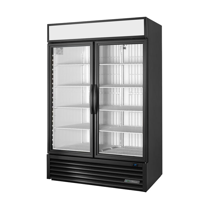 True Refrigeration Upright Retail Merchandiser Freezer - 2 Full Glass Swing Doors - GDM-49F-HC~TSL01