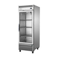 True Refrigeration 2/1 GN Upright Reach-In Food Service Refrigerator - 1 Glass Swing Glass Door - TGN-1R-1G