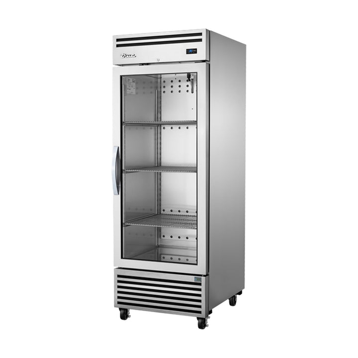True Refrigeration 2/1 GN Upright Reach-In Food Service Refrigerator - 1 Glass Swing Glass Door - TGN-1R-1G