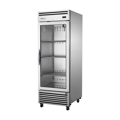 True Refrigeration 2/1 GN Upright Reach-In Food Service Refrigerator - 1 Glass Swing Glass Door - TGN-1R-1G