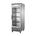 True Refrigeration 2/1 GN Upright Reach-In Food Service Refrigerator - 1 Glass Swing Glass Door - TGN-1R-1G