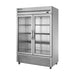 True Refrigeration Upright Foodservice Refrigeration - 2 Full Glass Swing Doors - T-49G-HC-FGD01